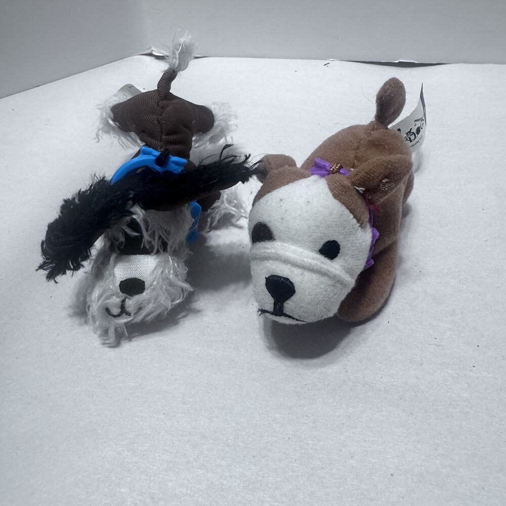 Hotel for Dogs Plush Toys McDonalds 2009 Dreamworks Lot of 2 Romeo & Shep